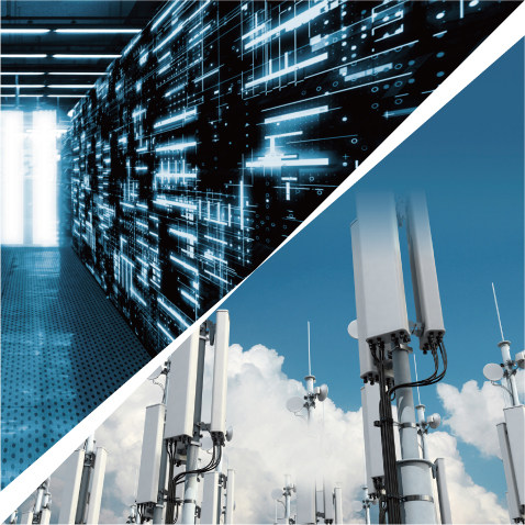 5G Telecoms Base Stations X Networking